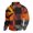 Coffee, variant on GrmtClth Mens Casual Halloween Long Sleeve Stand Collar Shirts Patchwork Multi Tone Horror Element Print Soft Stretchy Ribbed Holiday Golf Daily Tops Light Green S