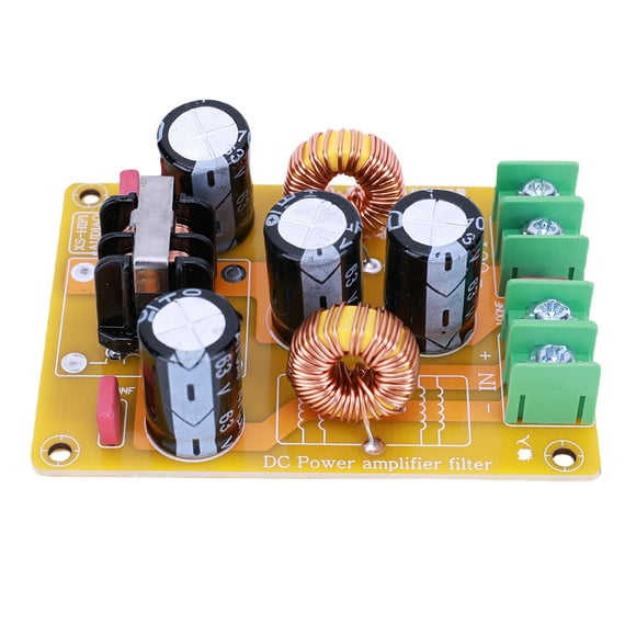 Filtro Potencia Alta Frecuencia EMI Eliminar El Interruptor Interferencia Electromagnética DC LC 2A 4A 10A 20A 50V para Filtrado Ruido Del Amplificador Automóvil