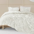 thumbnail image 5 of Wonderful Bedding Diamond Quilting Luxury Crushed Velvet 3-Pieces Quilt Set, 5 of 7