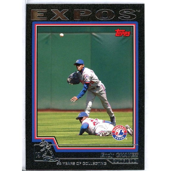 Endy Chavez Card 2004 Topps Black #442