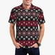 thumbnail image 1 of Fotbe red Minimalist Snowflake Camiseta Polo de Golf para Hombre con Estampado – Camisa Deportiva Transpirable con Cuello Abotonado-Medium, 1 of 6