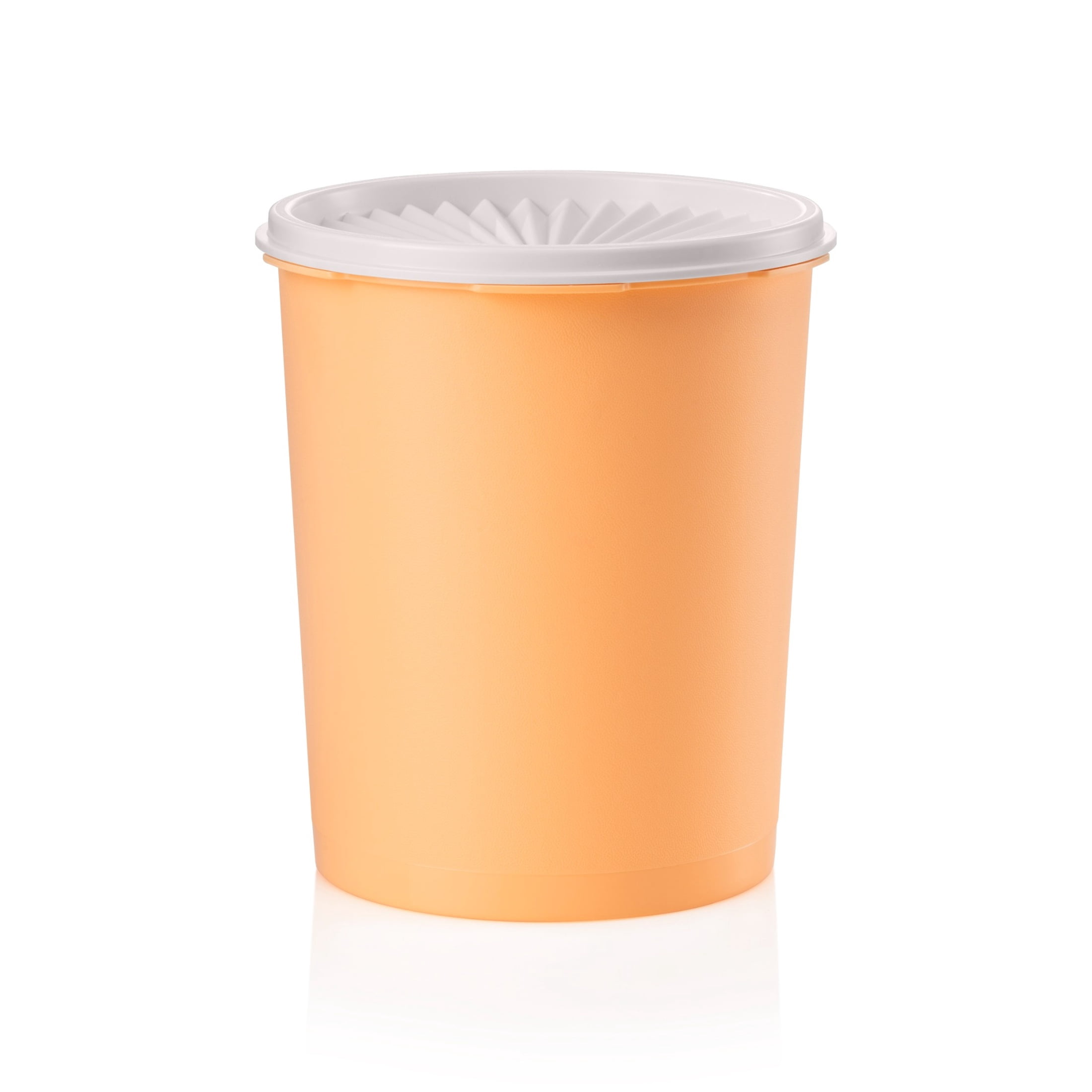 (3 pack) Tupperware Heritage 7-Cup Food Storage Canister with Lid, Peach