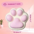 thumbnail image 6 of JUNZHIDAO Handmade Taba Big Cat Paw Silicone Squeeze Toys, Cute Soft Fidget Toys Squeeze Toys for Stress Relief,4 Inches Cat Paw Giant Paw Toys for Anxiety Relaxation (White), 6 of 6