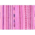 thumbnail image 1 of Ahgly Company Indoor Rectangle Oriental Pink Modern Area Rugs, 2' x 5', 1 of 4