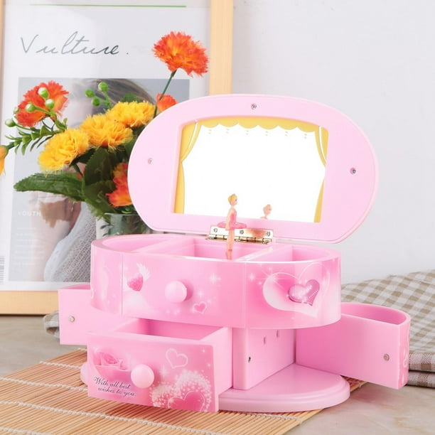 Ballerina Music Box Music Box Musical Jewelry Box Jewelry Storage Box For Little Girls For Girls