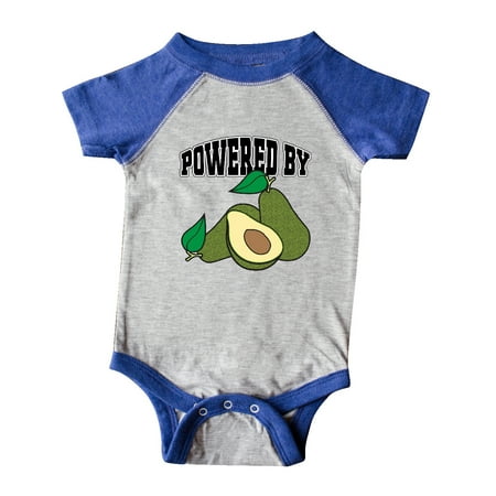 

Inktastic Avocado Powered by Avocados Gift Baby Boy or Baby Girl Bodysuit