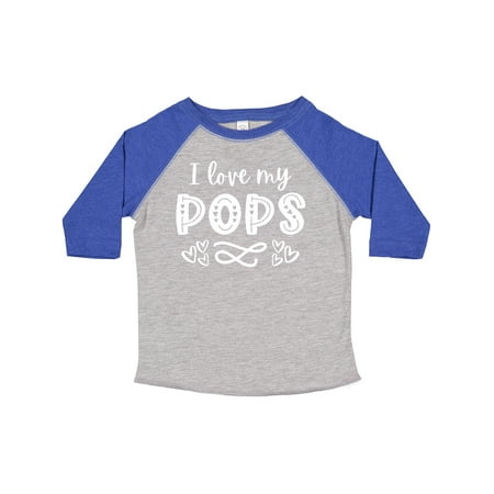 

Inktastic I Love My Pops with Hearts Gift Toddler Boy or Toddler Girl T-Shirt
