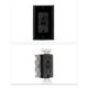 thumbnail image 2 of 3X Tomacorriente GFCI de 15 Amperios, Tomacorriente Eléctrico GFI de Autoprueba, Receptáculo GFCI Resistente A Manipulaciones con Placa de Pared Negra, 2 of 2
