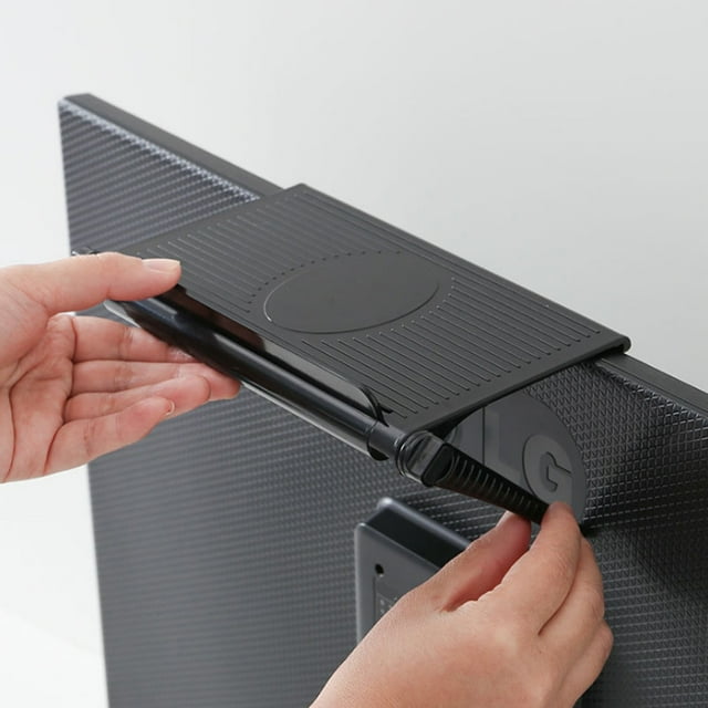 Screen Top Shelf TV Top Storage Bracket Adjustable Monitor Top Shelf for Cellphone Stand Media Boxes Router Game Console