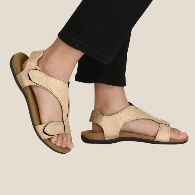 LSLJS Sandales Pantoufles à Talon Plat d'Été pour Femmes Chaussures Décontractées pour Femmes