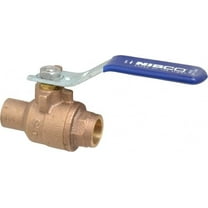 Nibco 1/2" Sweat Bronze Ball Valve Inline S5857066 1/2