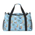 thumbnail image 1 of Easygdp Cute Animals Surfers Print Gym Bag Travel Duffel Bag,Weekender Bags for with Compartment,Carry on Overnight Bag, 1 of 7