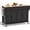 Black, variant on ZIVACATE Rolling Kitchen Island with Drop Leaf and Storage Large 53 in Movable Kitchen Carts White