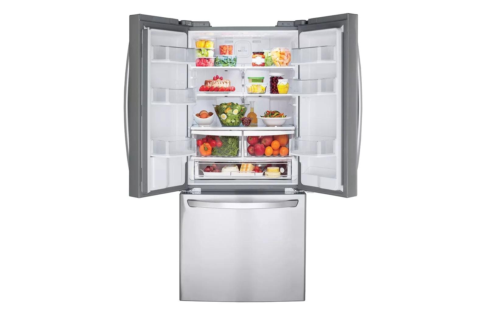 LG LFDS22520S 22 Cu. Ft. Stainless French Door Refrigerator - image 4 of 5