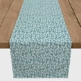 thumbnail image 3 of Creative Products Delicate Vines Pattern Sky Blue 16x90 Poly Twill Table Runner, 3 of 3