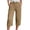 Brown, variant on Kureaily Women's Pants Cropped Joggers with Pockets Elastic Waist Drawstring 7/8 Sweatpants