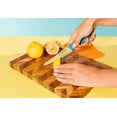 thumbnail image 6 of Dura Living 3 Piece Colorful Tropical Kitchen Knife Set - Nonstick Stainless Steel, Ultra Sharp Blades with Matching Sheaths, 6 of 6