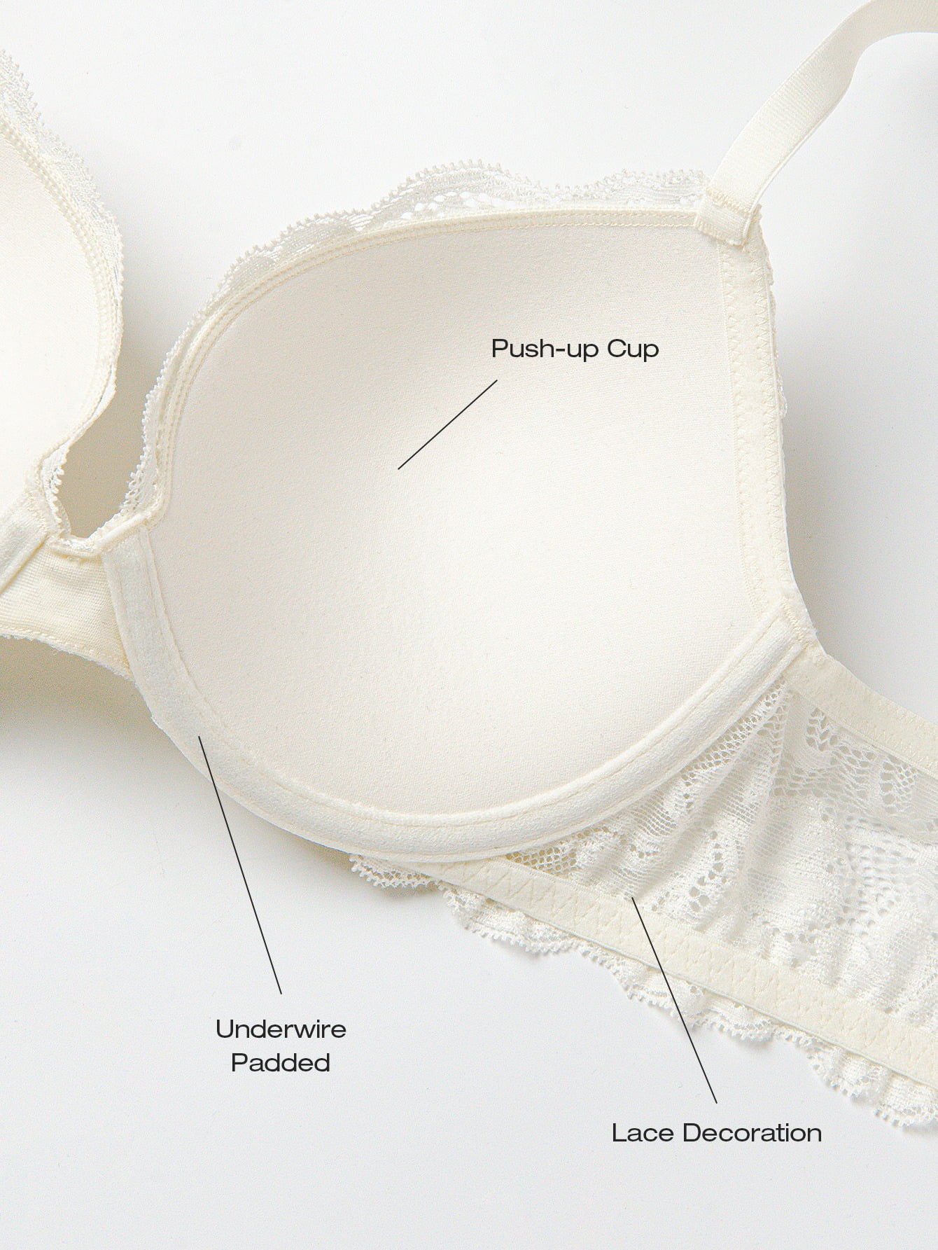 ILYS & More Underwire Padded Push Up Bra Lot Size 42D #D8559 – Sparepart  Gallery