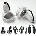 thumbnail image 2 of Protective Cover For Oculus Quest 2 VR Touch Controller Cover With Knuckle Strap Handle Cover For Oculus Quest 2 VR Accessories Type 6 White, 2 of 6