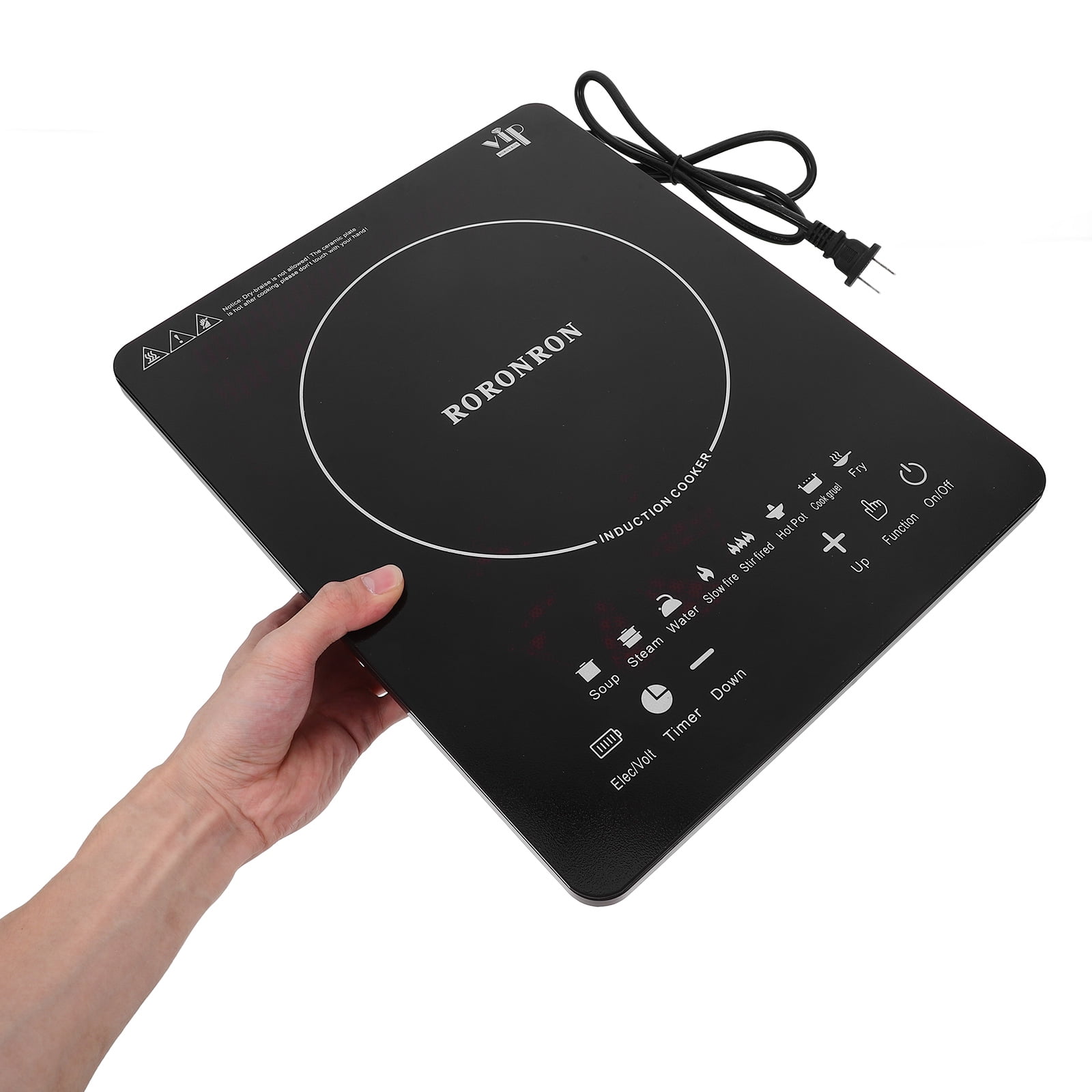 Soimiss Portable Induction Cooktop Induction Burner Cooker With Single Electric Cooktops Countertop Stove With 8 Temperature