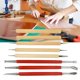 thumbnail image 5 of East buy Herramienta de lápiz de Tallado, 8 Piezas de Bricolaje Hecho a Mano en Cuero, Herramienta de lápiz de Tallado, Cuchara, Juego de bolígrafo de Punta de Doble Cabeza, 5 of 14