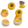 thumbnail image 4 of Baby Boys Girls Winter Warm Cartoon Sock Walking Shoes Toddler Soft Rubber Sole Non Slip Floor Slippers, 4 of 5