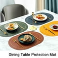 thumbnail image 5 of vnanda Durable Placemat Insulation Pad Easy Clean Faux Leather Placemat Heat Resistant Table Protection Mat for Home Kitchen, 5 of 8