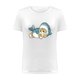 thumbnail image 4 of ICHUANYI Clearance Women's Cute Print Short Sleeve Round Neck Hedging Casual WhiteT Shirt Top(White , XXL) ICHUANYI WER2023081116907, 4 of 5