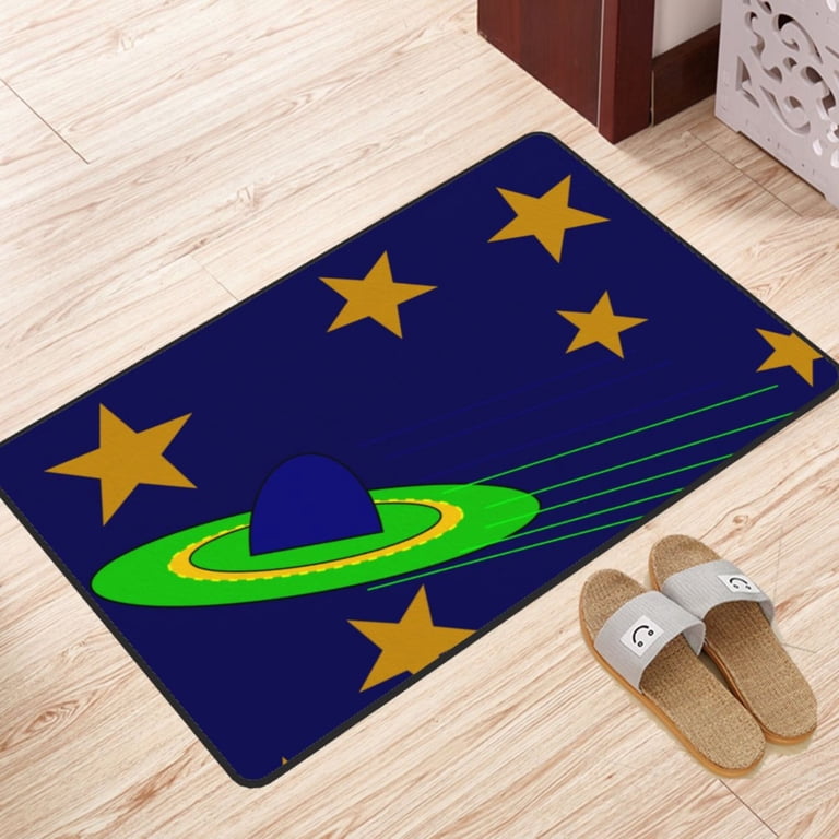 エイリアン RUG MAT XMXY Space Alien UFO Area Rugs Doormat Outdoor Entrance, Facecloth