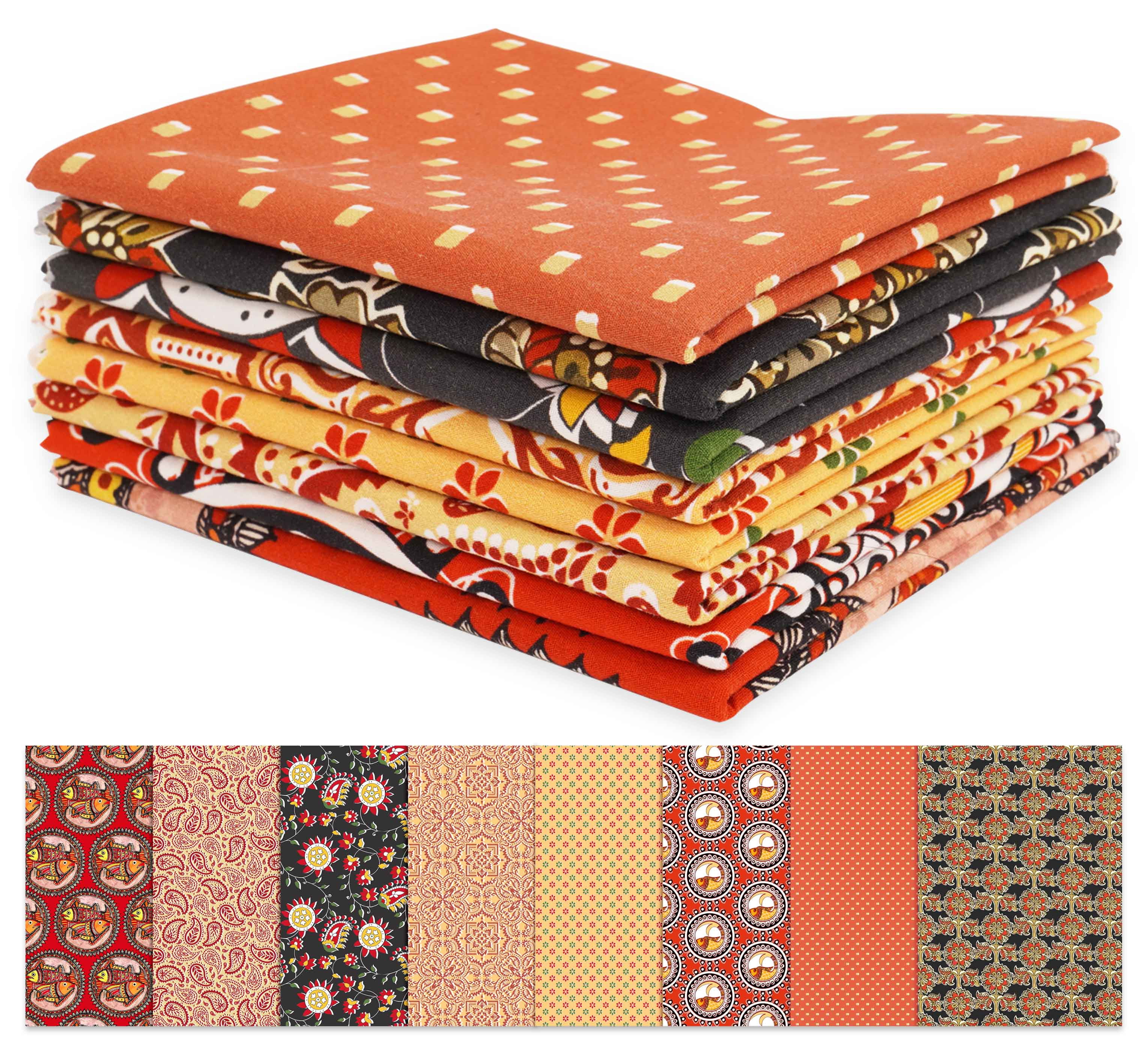 Köp Soimoi 8 St Fat Quarter Bundle - Tie & Dye Print 18\" X 22\" DIY...