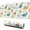 White Cartoon Dinosaurs, variant on Long Mouse Pads for Desk,White Cartoon Dinosaurs Birthday Pattern Desk Mats on Top Of Desks, Desk Mouse Pad Extra Large with 3mm Non-Slip Base and Stitched Edge for Gaming,Office,Work,Home 31.5"x11.8"