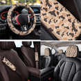 thumbnail image 4 of HUIACONG Desert Camouflage Pattern Car Seat Cover Set, with Steering Wheel Cover Car Armrest Protective Cover Keychain Strap Car Seat Covers Car Headrest Protectors, 4 of 7