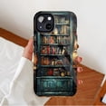 thumbnail image 2 of Vintage Bookshelf Design Chic Phone Case for Book lovers & Fashionistas - Durable Slim Fit with Hard Shell Protection, Compatible with iPhone 11/12/13/14/15/16 (Pro Max/Plus), 2 of 9