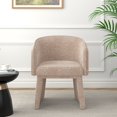 thumbnail image 2 of Clearance! CASEMIOL Accent Chair with Ottoman, Lounge chair, Single Sofa Chair for Living Room, Small Spaces, Bedroom, Pink, 2 of 7
