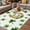 White, variant on Saint Patrick's Day Outdoor Rug for Patio/Deck/Porch, Non-Slip Large Area Rug 4 x 6 Ft, Horseshoe Green Botanical Clovers Leaf Indoor Outdoor Rugs Washable Area Rugs, Camping Rug Carpet Runner