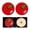 A, variant on 2PCS Fruit Pattern Car Cup Holder Coaster Cute Apple Orange Design Leather Anti Slip Heat Resistant Pad, Easy to Clean Waterproof Coasters for Car Home Office - Color A