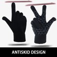 thumbnail image 4 of Guantes cálidos de invierno Naiovety 1 par para pantalla táctil exteriores senderismo ciclismo camping negro 21x10.5cm, 4 of 6