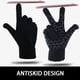 thumbnail image 4 of Guantes cálidos de invierno Naiovety 1 par para pantalla táctil exteriores senderismo ciclismo camping negro 21x10.5cm, 4 of 6