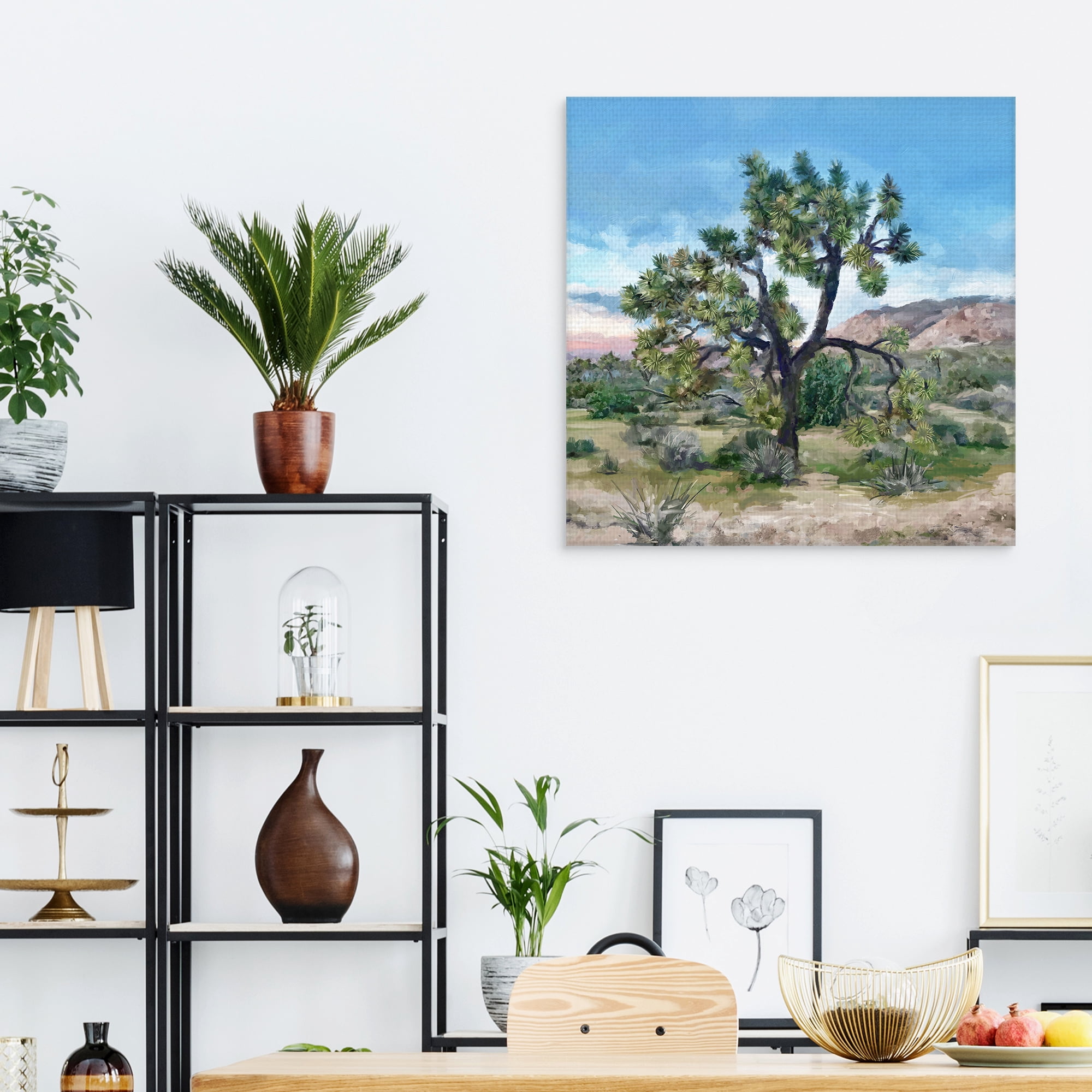 Joshua Tree Light by Studio Arts Wrapped Canvas Art Print