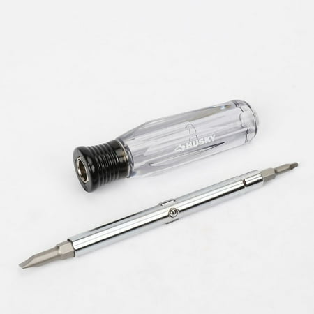 Husky 6-In-1 Reversible Multi-Bit Screwdriver | Walmart Canada