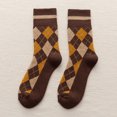 thumbnail image 6 of Outfmvch Compression Crew Socks Mens Long Socks Men's Socks Women's Hiking Socks Womens Hiking Man Socks Brown One Size, 6 of 7