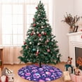 thumbnail image 7 of Yiaed Skull rainbow color Print Christmas Tree Skirt , Tree SkirtsTree Mat for Christmas Winter Holiday Indoor Decorations-36", 7 of 7