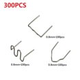 thumbnail image 2 of 300Pcs 0.6/0.8Mm Hot Stapler Staples For Plastic Welder/Car Bumper Repair Kit, 2 of 6