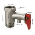 thumbnail image 5 of Sinyiin High Pressure Relief Brass Valves Anti Corrosion Design for Electric Water Heater, 5 of 9