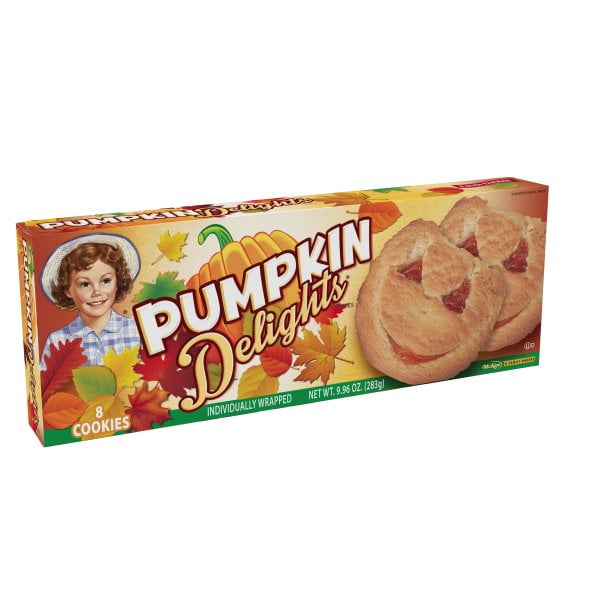 Little Debbie Snacks Pumpkin Delights Filled Soft Cookies, 8 ct, 9.8 oz