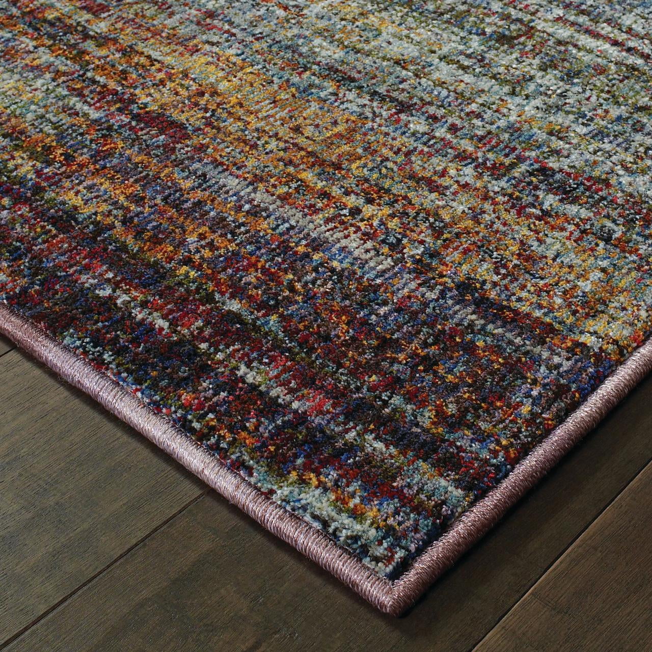 Avalon Home Alton Abstract Distressed Area Rug or Runner