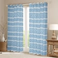 thumbnail image 2 of Feelyou Blue Line Abstract Curtains Pack of 2 (42x84 Each), Square Curtains Blackout, 2 of 6