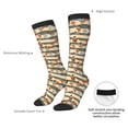 thumbnail image 3 of Daiia Sports Socks Funny Chicken Printed Novelty Crew Socks for Men Women Knee High Socks Cotton Socks Soft & Breathable Support Unisex Socks, 3 of 9