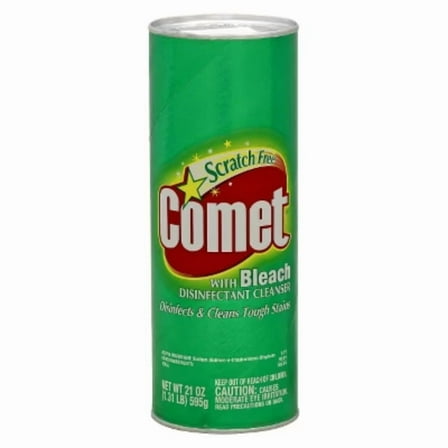 Comet with Bleach Disinfectant Cleanser Scratch Free - 21oz