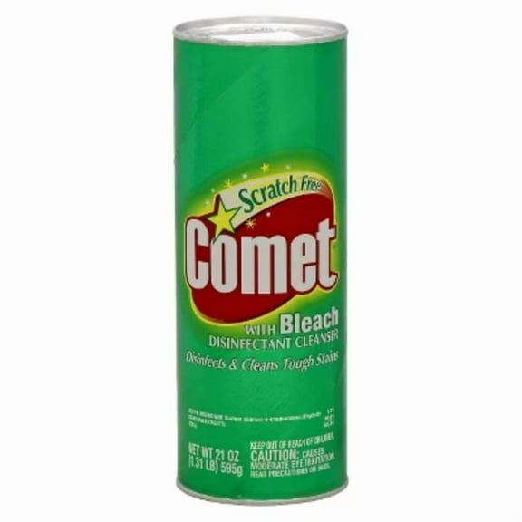 Comet with Bleach Disinfectant Cleanser Scratch Free - 21oz